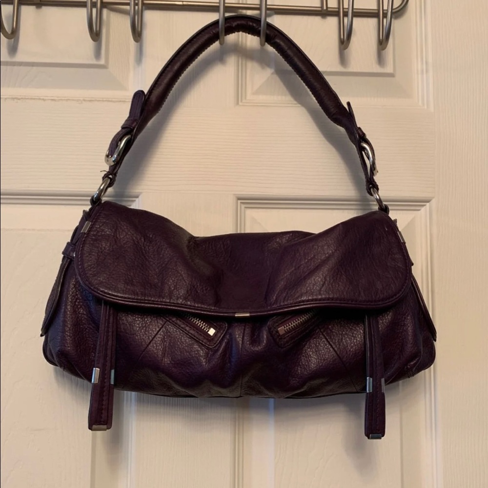 NEW Purple B Makowsky Purse